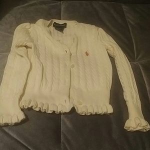 White RL sweater
